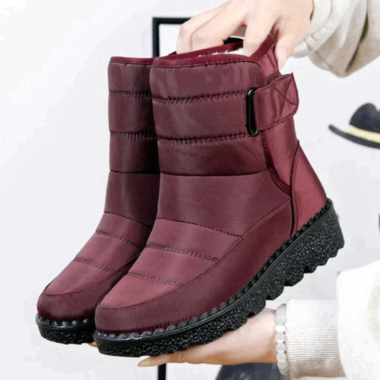 Bota para o Frio Impermeável Cano Médio