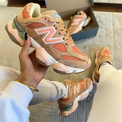 Tênis New Balance 9060 Sea Salt Colorway Couro Legítimo