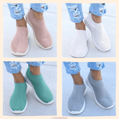 Tênis meia feminino Knit