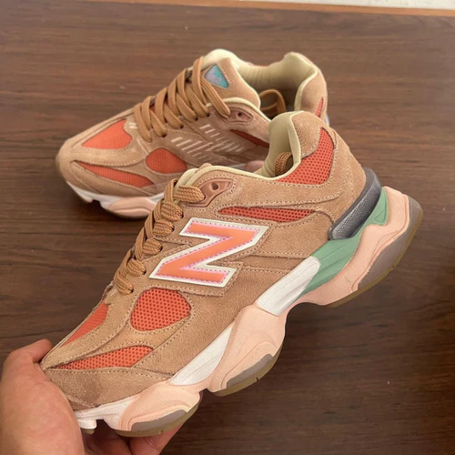Tênis New Balance 9060 Sea Salt Colorway Couro Legítimo