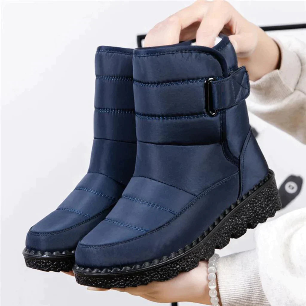 Bota para o Frio Impermeável Cano Médio