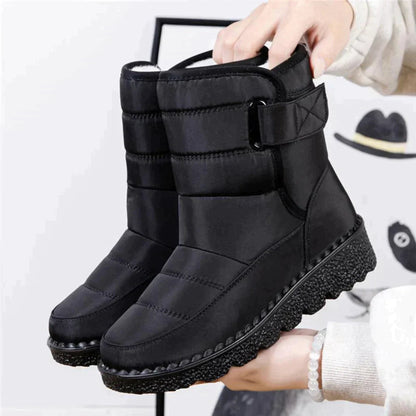 Bota para o Frio Impermeável Cano Médio