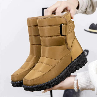 Bota para o Frio Impermeável Cano Médio