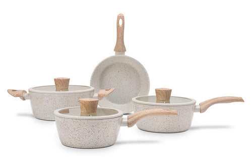 Conjunto de Panelas Ceramic 4 Peças com Fundo de Indução Antiaderente